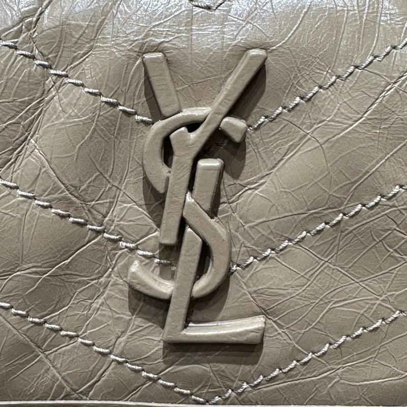 YSL Niki Baby Bag Beige Calfskin 338878