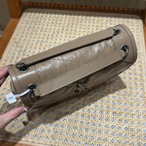 YSL Niki Baby Bag Beige Calfskin 338878