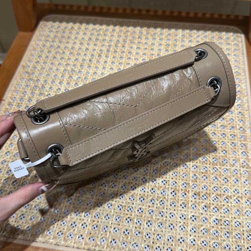 YSL Niki Baby Bag Beige Calfskin 338878