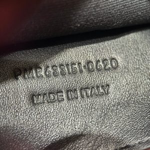 YSL Niki Baby Bag Gray Calfskin 338884