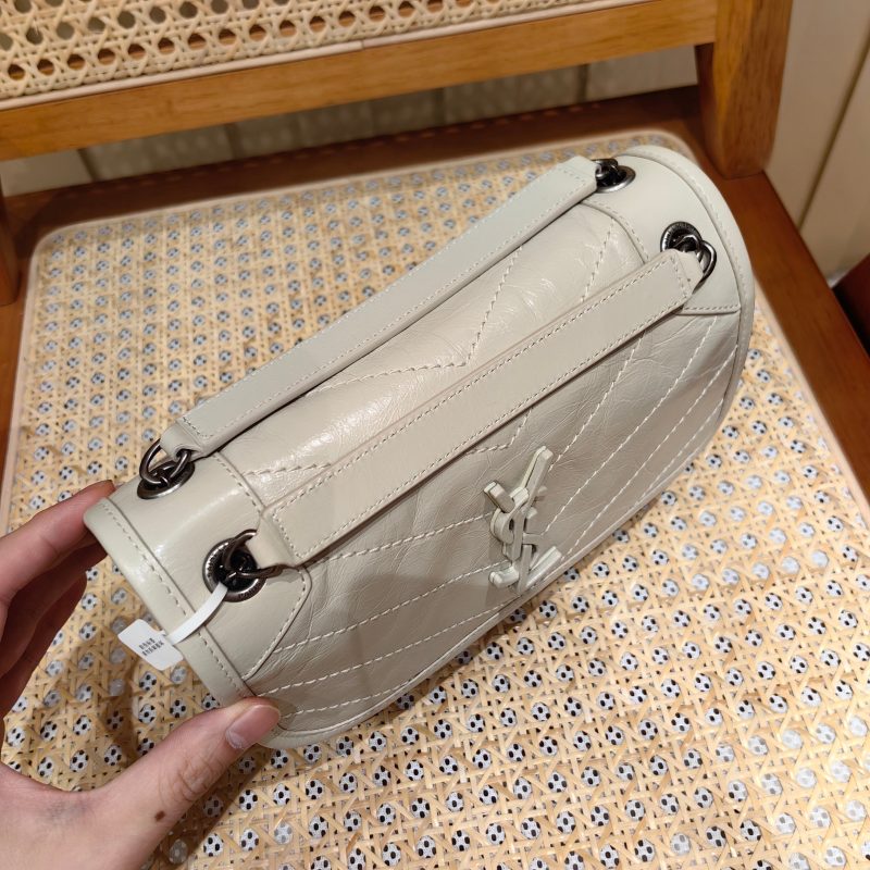 YSL Niki Baby Bag Light Beige Calfskin 338902