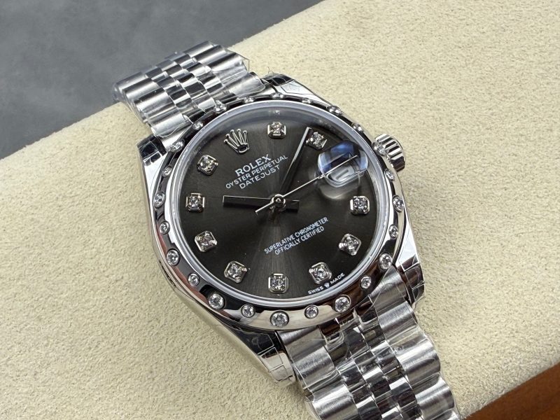 Rolex Datejust Oyster 31mm Diamond Black