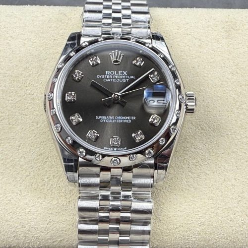 Rolex Datejust Oyster 31mm Diamond Black