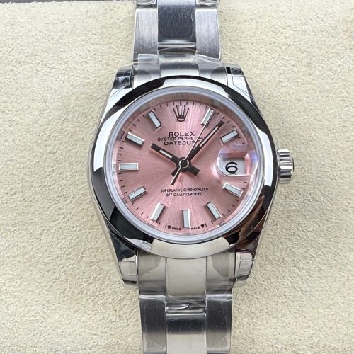 Rolex Day-Date 28mm Silver Pink