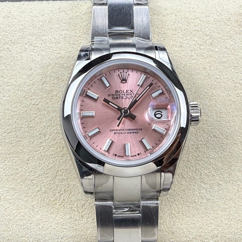Rolex Day-Date 28mm Silver Pink