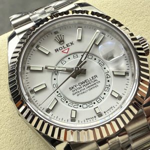 Rolex Sky-Dweller 42mm Silver White