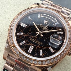 Rolex Day-Date 40mm Pink Gold Black