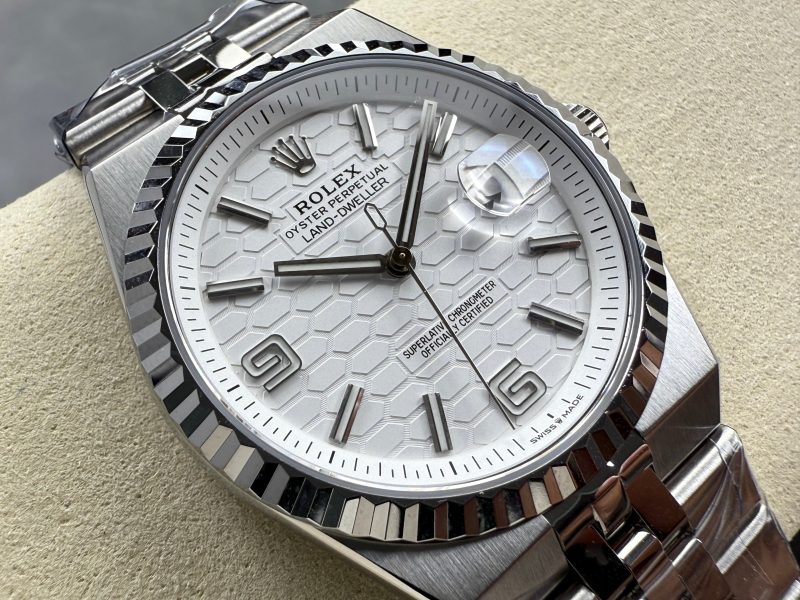 Rolex Land Dweller 40mm Silver White
