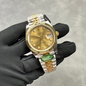 Rolex Datejust 41mm Silver Gold