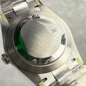 ROLEX OYSTER PERPETUAL 41MM SILVER GREEN