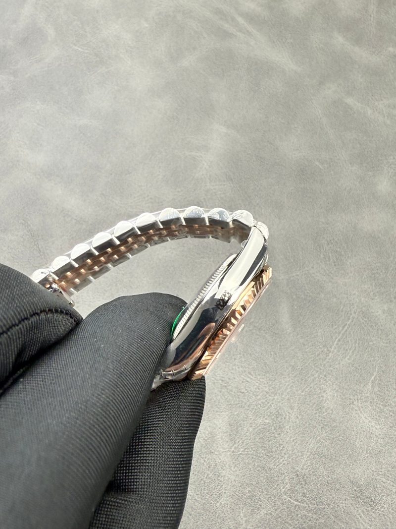 ROLEX Datejust 31mm Silver Pink Gold