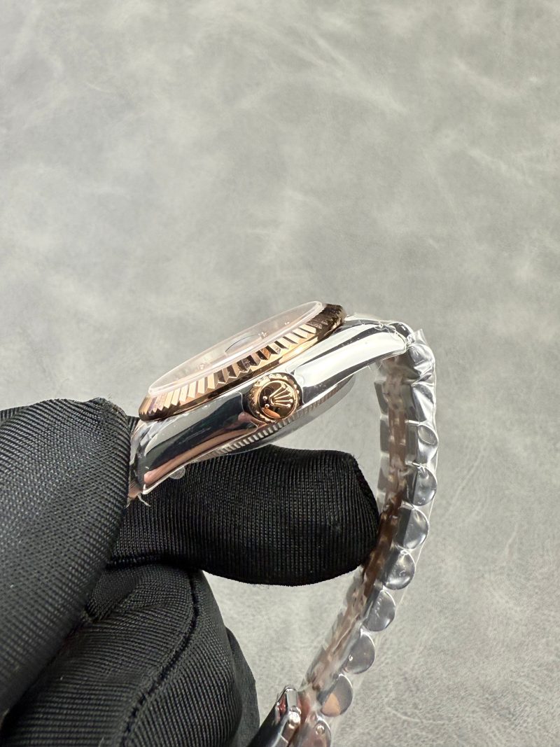 ROLEX Datejust 31mm Silver Pink Gold