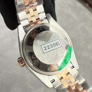 ROLEX Datejust 31mm Silver Pink Gold