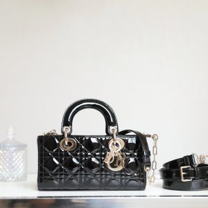 CD Lady D-Joy Black Patent Leather