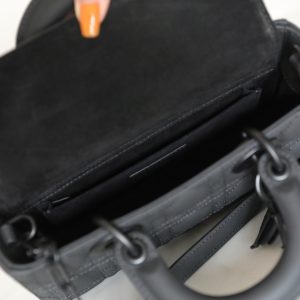 CD Lady D-Joy Black Patent Leather with Black Hardware