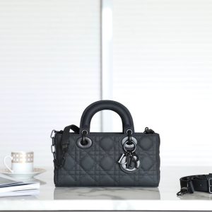 CD Lady D-Joy Black Patent Leather with Black Hardware