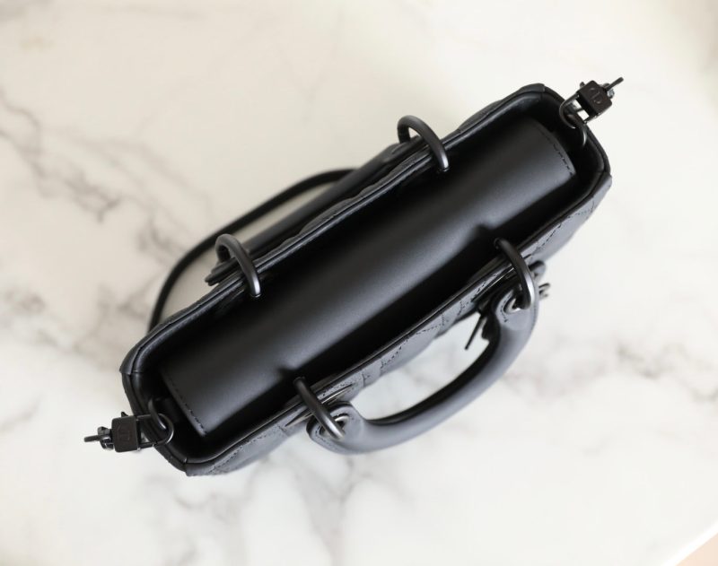 CD Lady D-Joy Black Patent Leather with Black Hardware