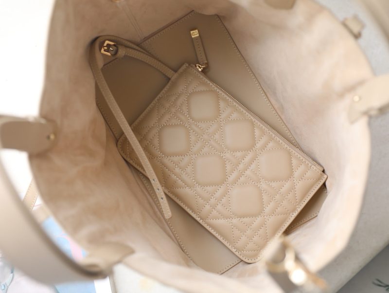 CD Toujours Bag 28.5 Light Beige Calfskin