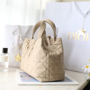 CD Toujours Bag 28.5 Light Beige Calfskin