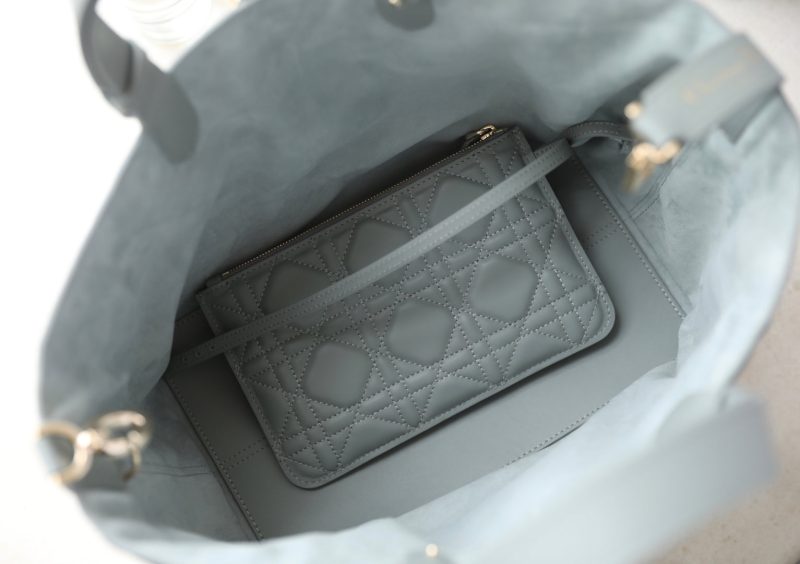 CD Toujours Bag 28.5 Light Blue Calfskin