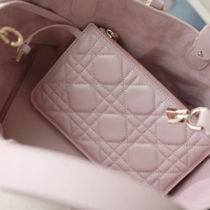 CD Toujours Bag Pink Calfskin