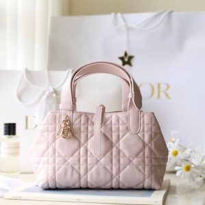 CD Toujours Bag Pink Calfskin