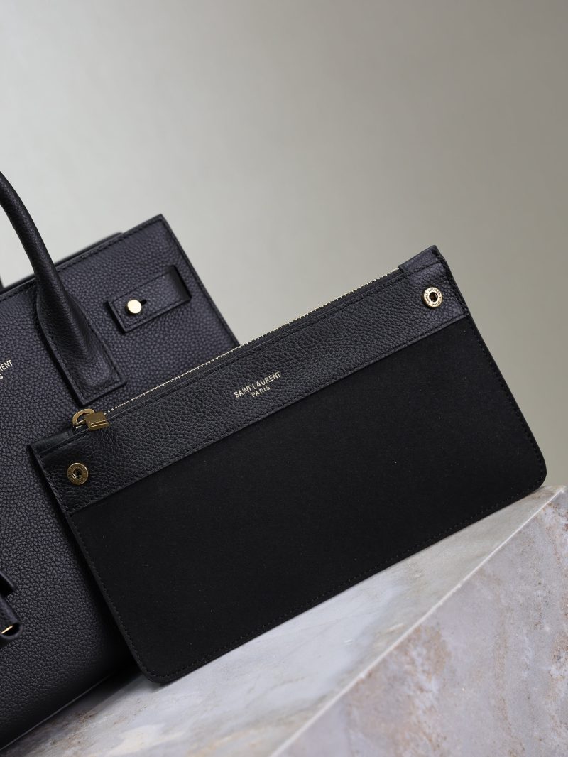 Sac De Jour Nano 26cm Black Grain Cowhide GHW