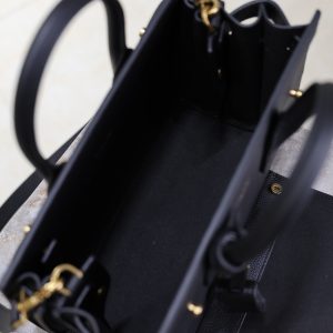 Sac De Jour Nano 26cm Black Grain Cowhide GHW