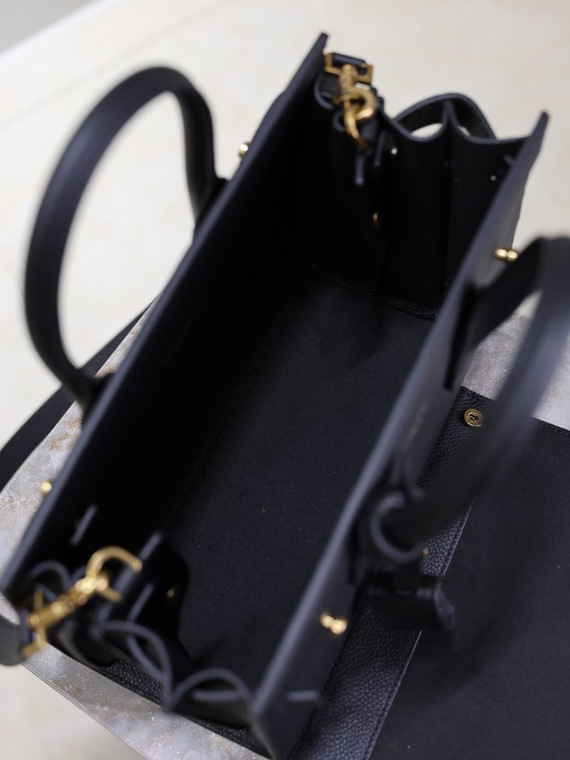 Sac De Jour Nano 26cm Black Grain Cowhide GHW
