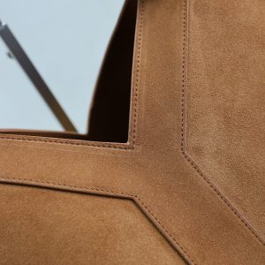 Y Tote Bag Brown Suede