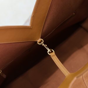 Y Tote Bag Brown Suede