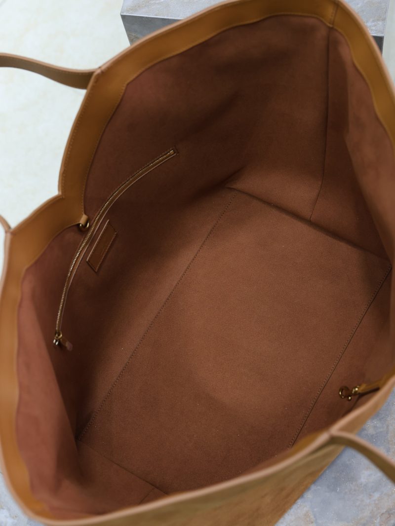 Y Tote Bag Brown Suede