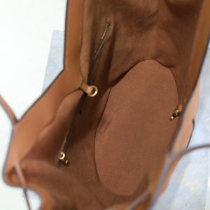 Y Large Leather HOBO Bag Caramel Leather