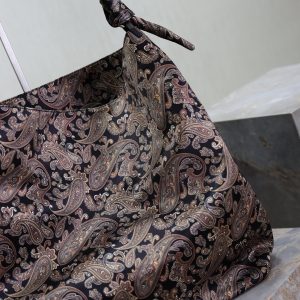 AMALIA Tote Bag 40cm Jacquard Frabic GHW