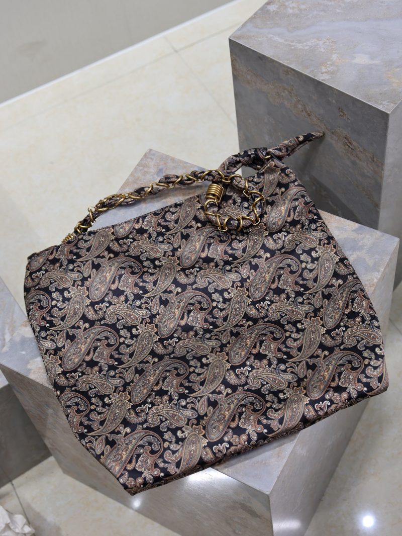 AMALIA Tote Bag 40cm Jacquard Frabic GHW