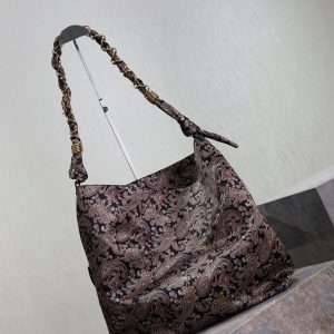 AMALIA Tote Bag 40cm Jacquard Frabic GHW