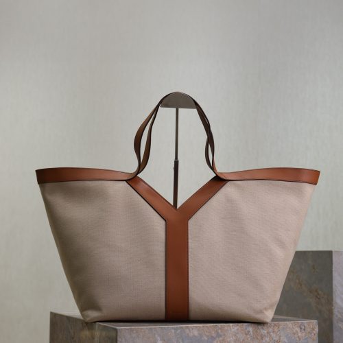 imgHD_f8c0bdc9_20250605_i1749114614818_8910_0_0_jpg Y Tote Bag Beige Brown Canvas Leather