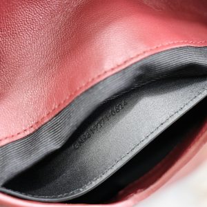 Calypso Bag 19cm Burgundy Sheepskin Leather