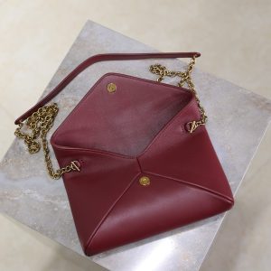 Calypso Bag 19cm Burgundy Sheepskin Leather