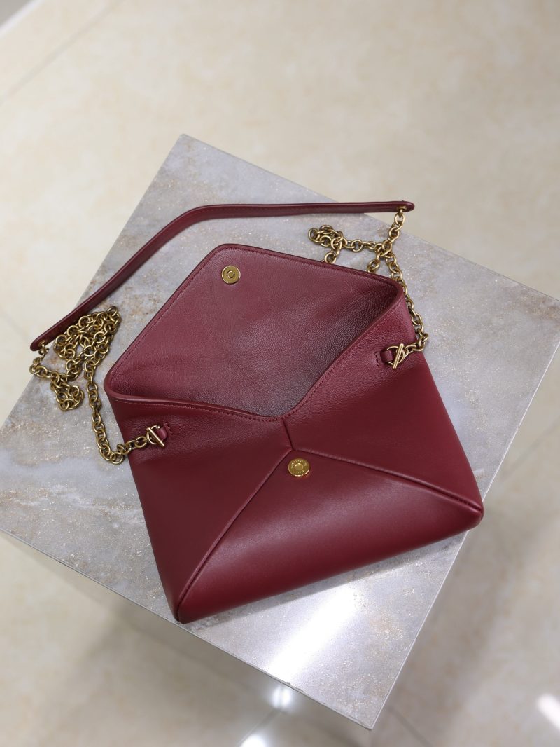 Calypso Bag 19cm Burgundy Sheepskin Leather
