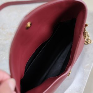 Calypso Bag 19cm Burgundy Sheepskin Leather
