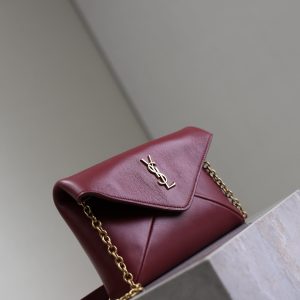 Calypso Bag 19cm Burgundy Sheepskin Leather