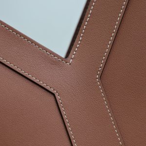 Y Small Bucket 23cm Caramel Leather