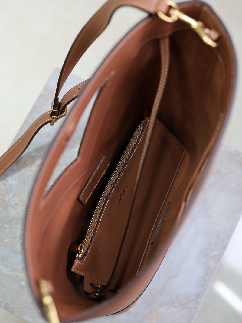 Y Small Bucket 23cm Caramel Leather