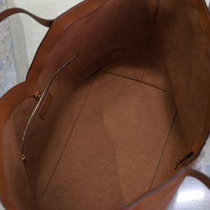 Y Tote Bag Brown Cowhide