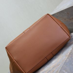 Y Tote Bag Brown Cowhide