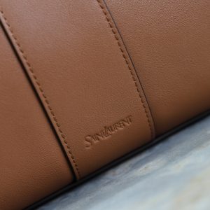 Y Tote Bag Brown Cowhide