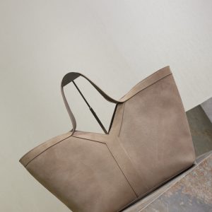 Y Tote Bag Gray Suede
