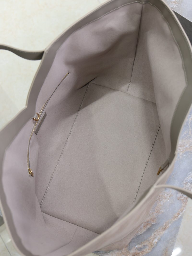 Y Tote Bag Gray Suede