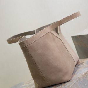 Y Tote Bag Gray Suede